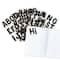 Black Glitter Alphabet Chipboard Stickers by Recollections&#x2122;